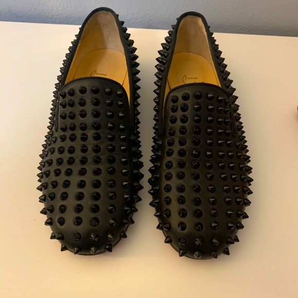 Christian Louboutin Rollin Spike Flats - Picture 5 of 9
